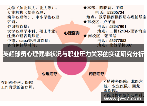 英超球员心理健康状况与职业压力关系的实证研究分析